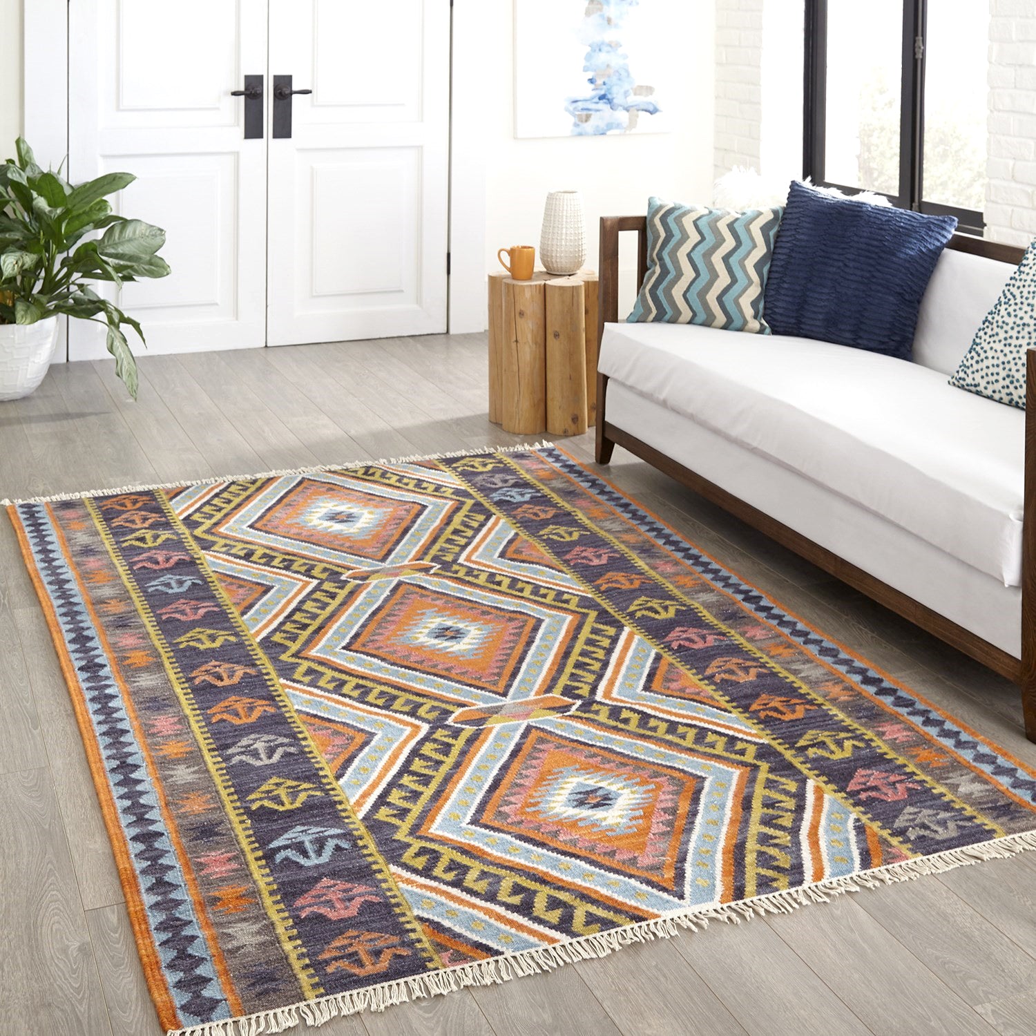 Moroccan Boho Rugs - Woodwaves