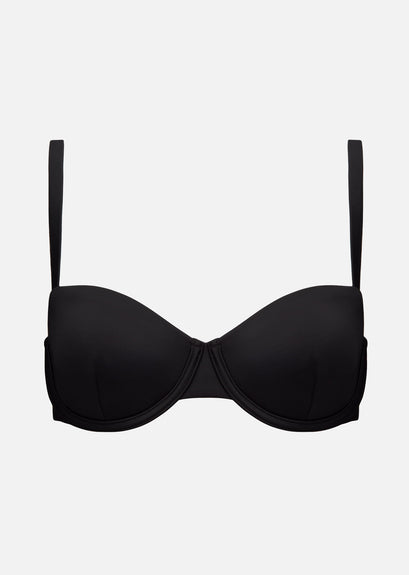 Fay Demi-Cup Bra, Petite, Contoured Cups, Smooth, Underwire, Push-Up