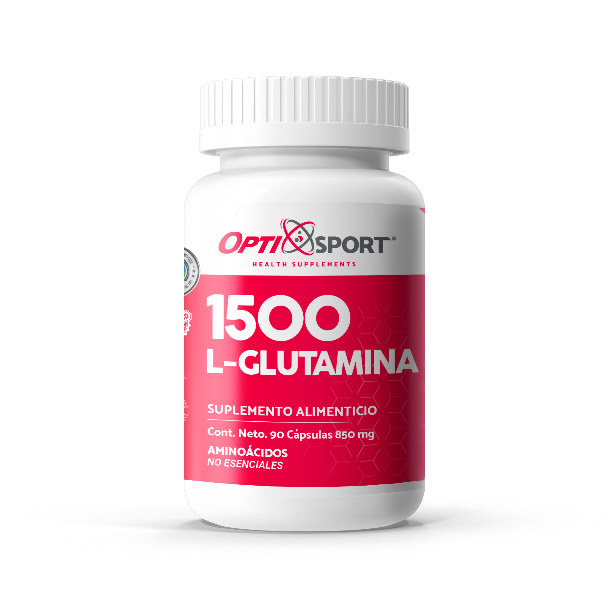 L Glutamina 1500 Con 90 Caps OptiSport Health Supplements