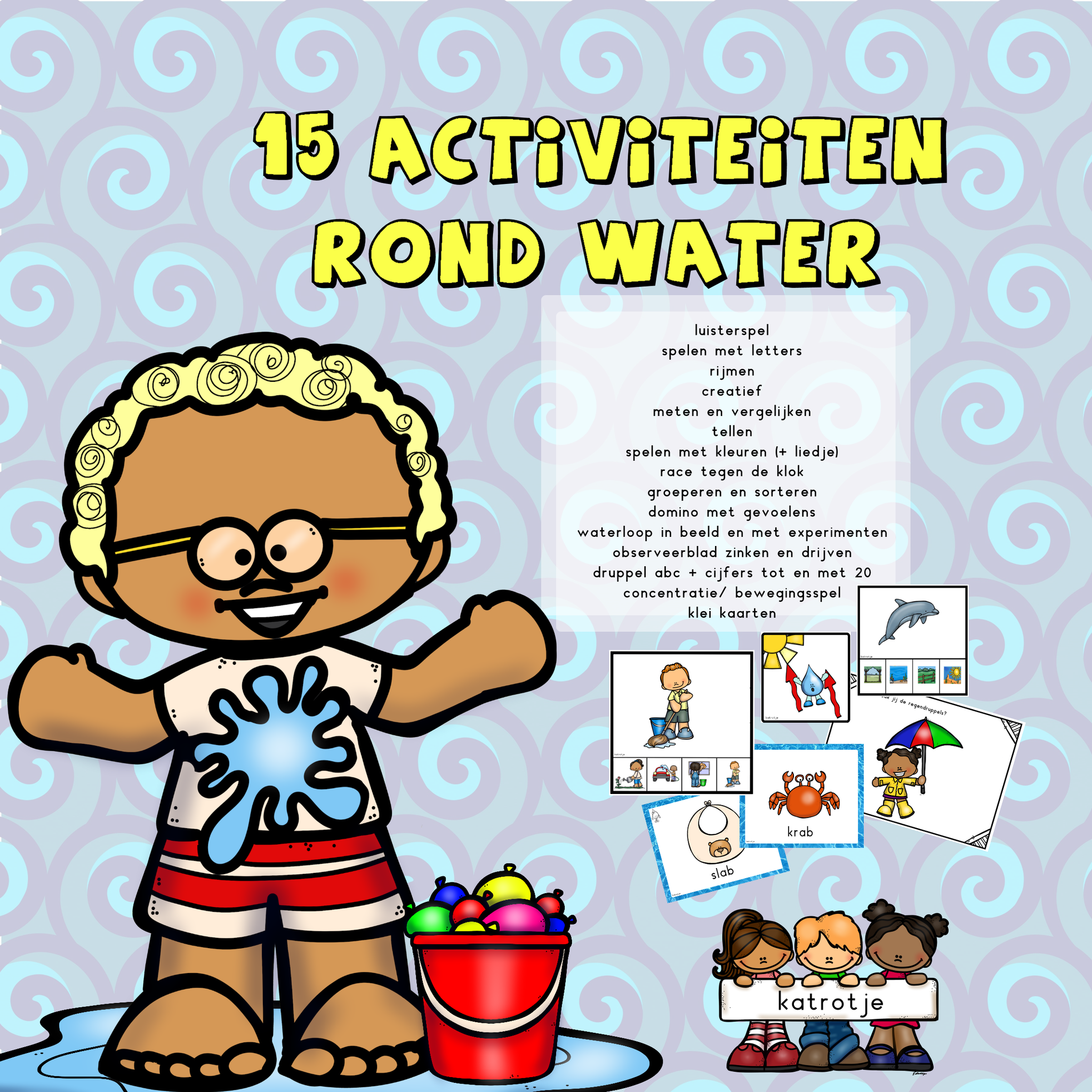 Nieuw 15 activiteiten rond water – katrotje DL-42