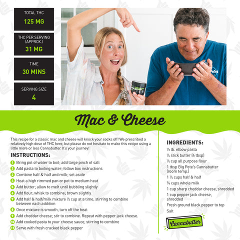 Cooking with Cannabutter Mac N Cheese Recipe