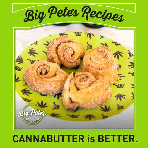 Cinnamon Morning Buns with Cannabutter