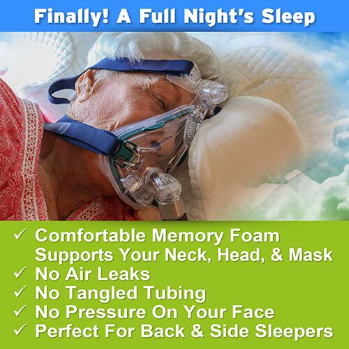 Cpap Pillow Bonus Pillow Case Bundle Endurimed