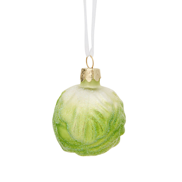 Sparkling Brussels Sprout Christmas Tree Ornament by Sass & Belle 0