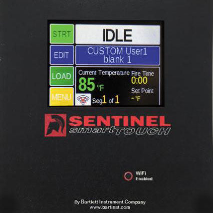 Sentinel Controller optional on new kilns with a Sentry Controller