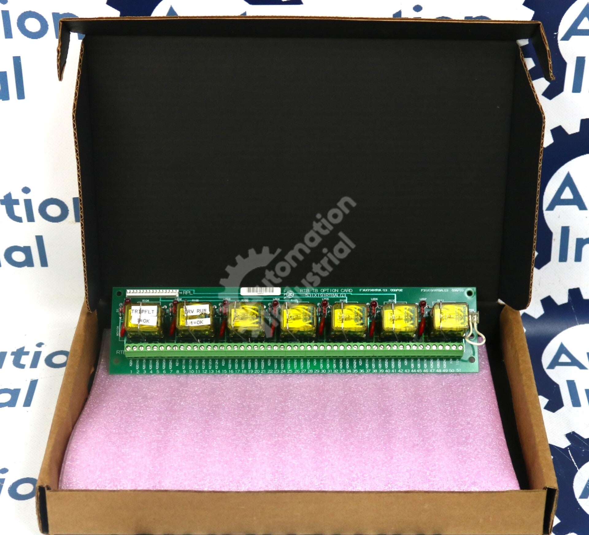531X191RTBA1G3 By General Electric F31X191RTBALG3 Relay Terminal Board