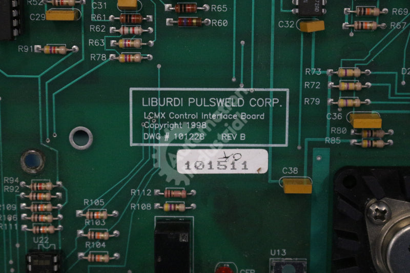 Liburdi Pulsweld Corp. 101228 LCMX Control Interface Board