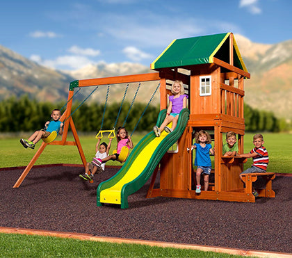 cedar playground set