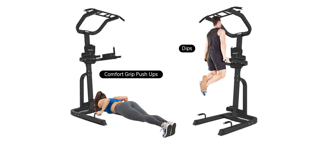 CORTEX PT-105 Commercial Power Tower Chin Up Dip Knee Raise – Lifespan  Fitness