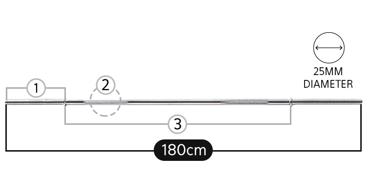 180cm Barbell