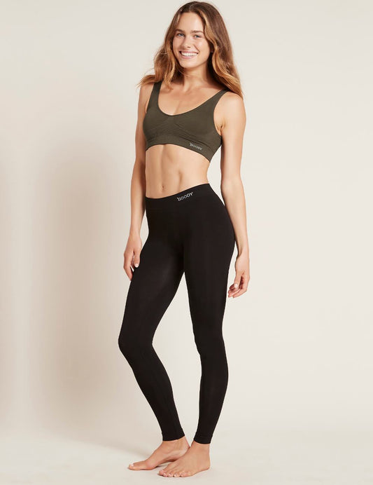 Active Blended High-Waisted 3/4 Leggings with Pockets