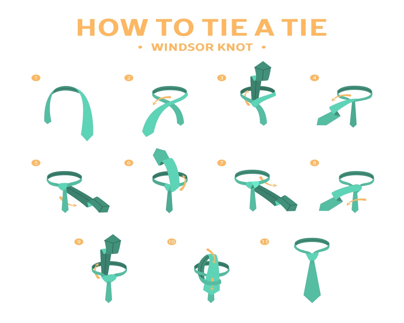 windsor knot tie