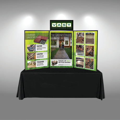 Hook-and-Loop Folding Board Only with Header – DoTradeshow