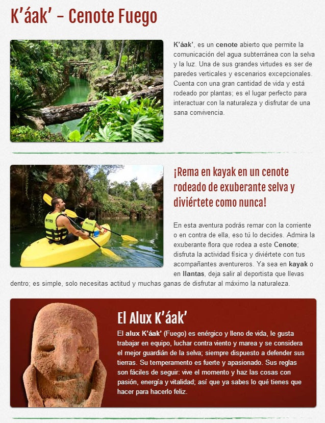 K'áak' - Cenote Fuego