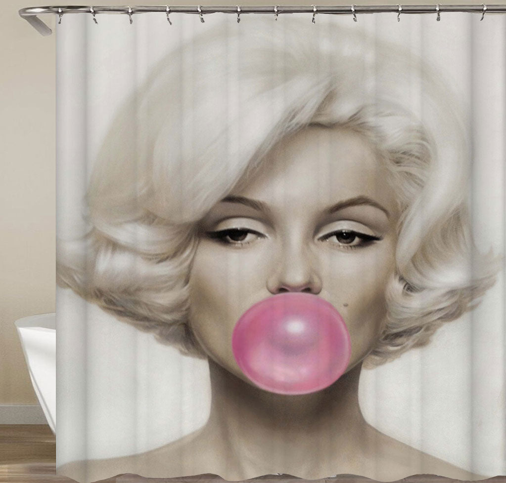 Marilyn Monroe Shower Curtain Collection Shower Of Curtains Tagged Black And White 