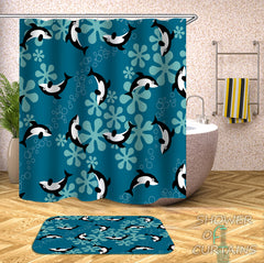 pattern-of-whales-shower-curtains