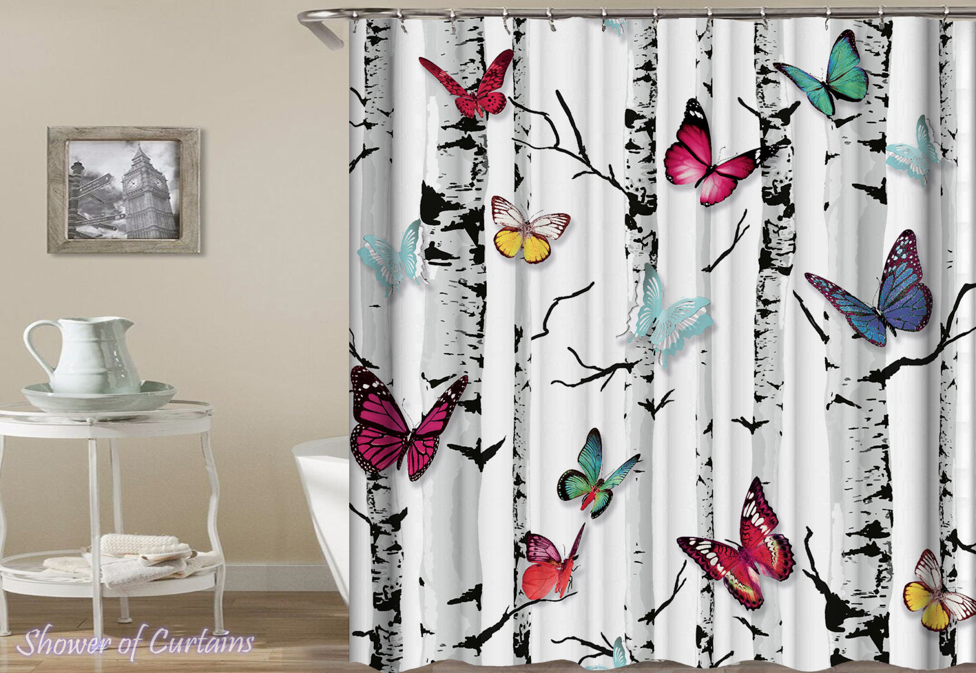 Shower Curtains | Butterflies – Shower 