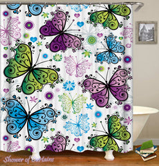 blue-green-purple-butterflies-shower-curtain