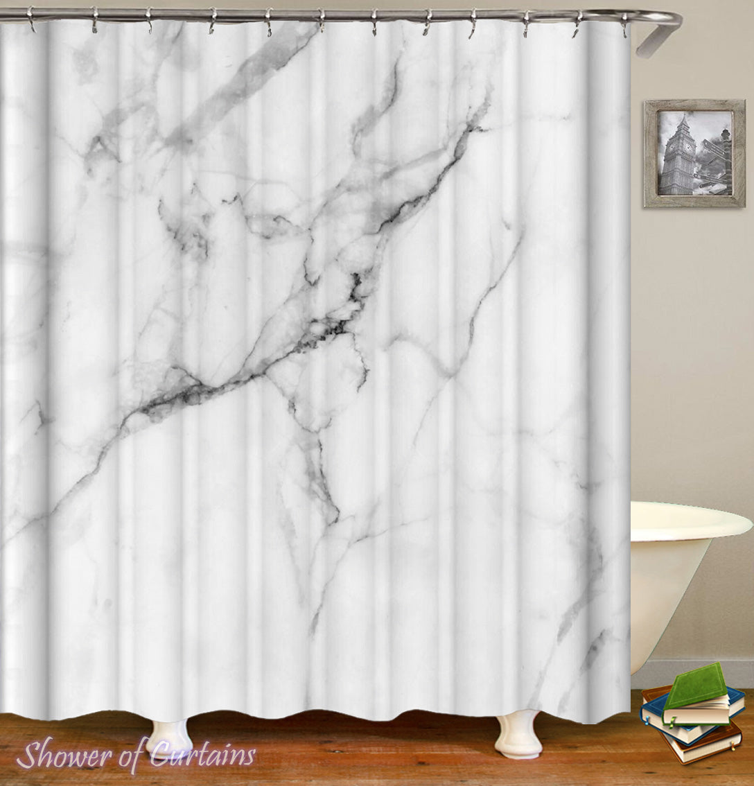 marble shower curtain canada