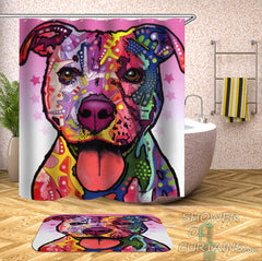 colorful-dog-painting-shower-curtains
