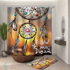 dream-catcher-quote-shower-curtain