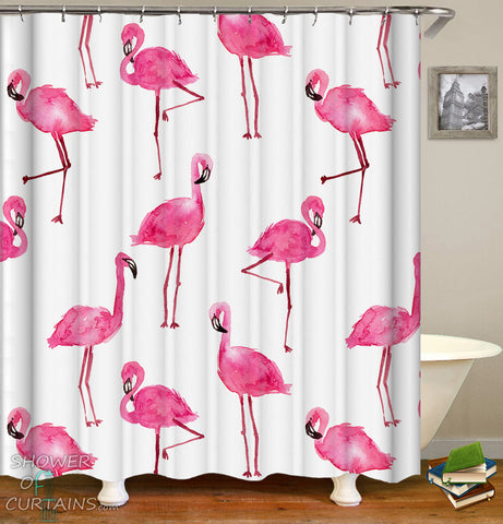 Flamingo Shower Curtain