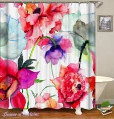 flowers-water-painting-shower-curtains