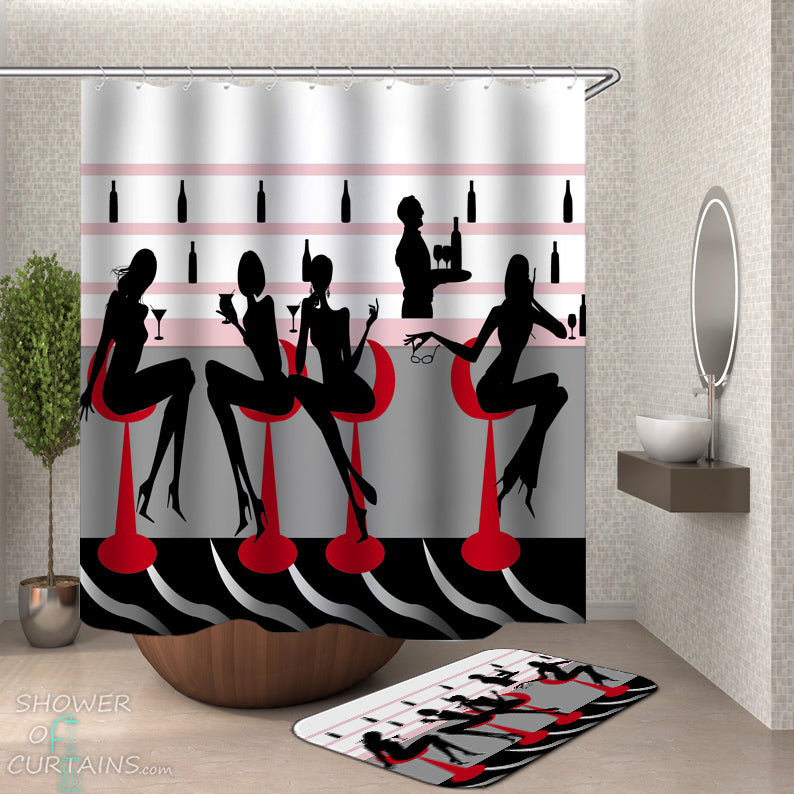 girly shower curtains