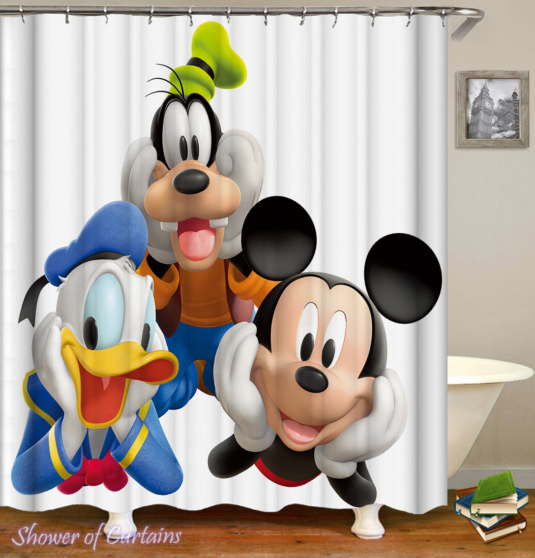 mickey mouse shower curtain target