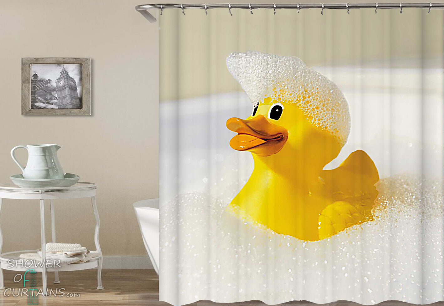 duck shower curtain