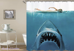 shark-attack-shower-curtains