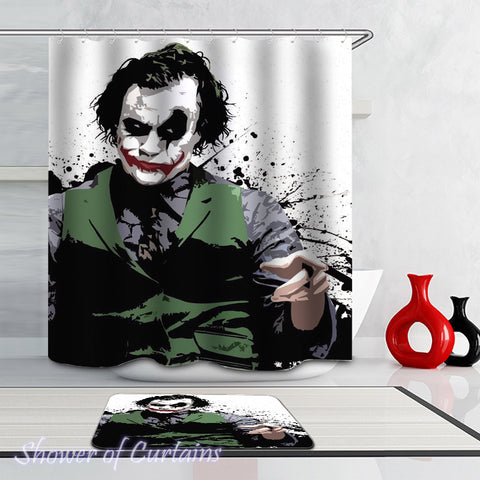 The Joker Shower Curtain