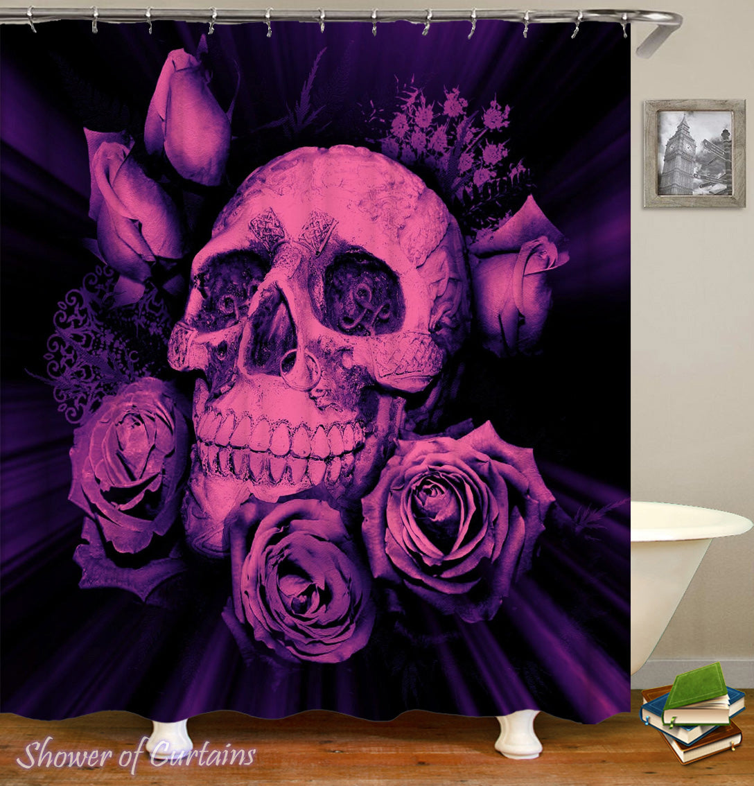 Purple Oriental Skull