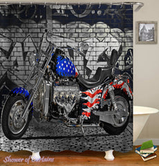 usa-motorcycle-shower-curtains