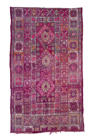 tapis ancien violet