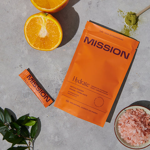 Mission Hydrate Blend with Green Tea Matcha + Natural Electrolytes