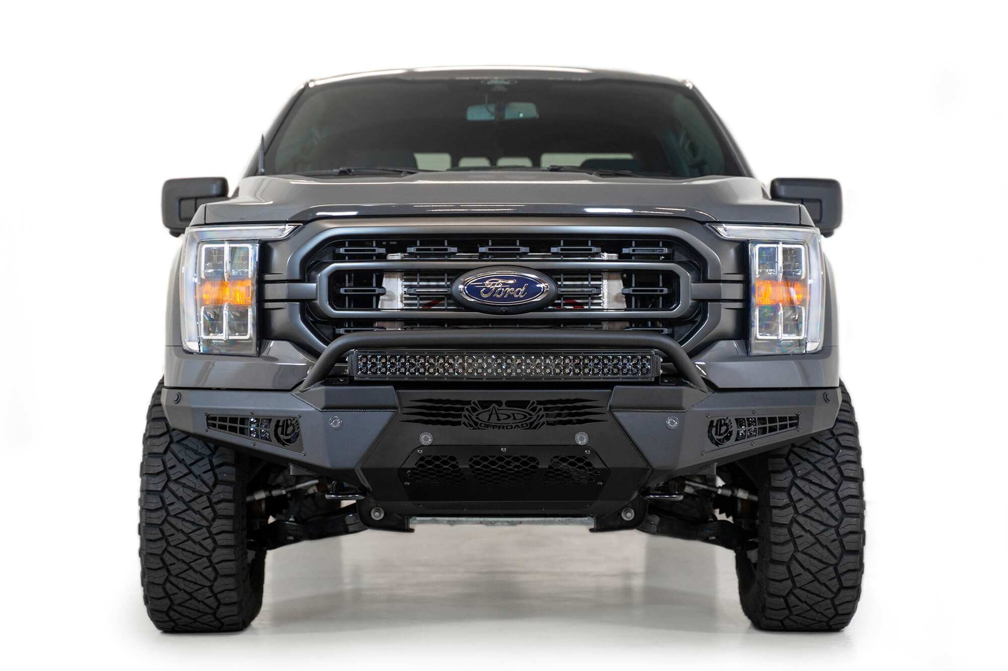 ADD F197431040103 20212023 Ford F150 HoneyBadger Front Bumper with Top