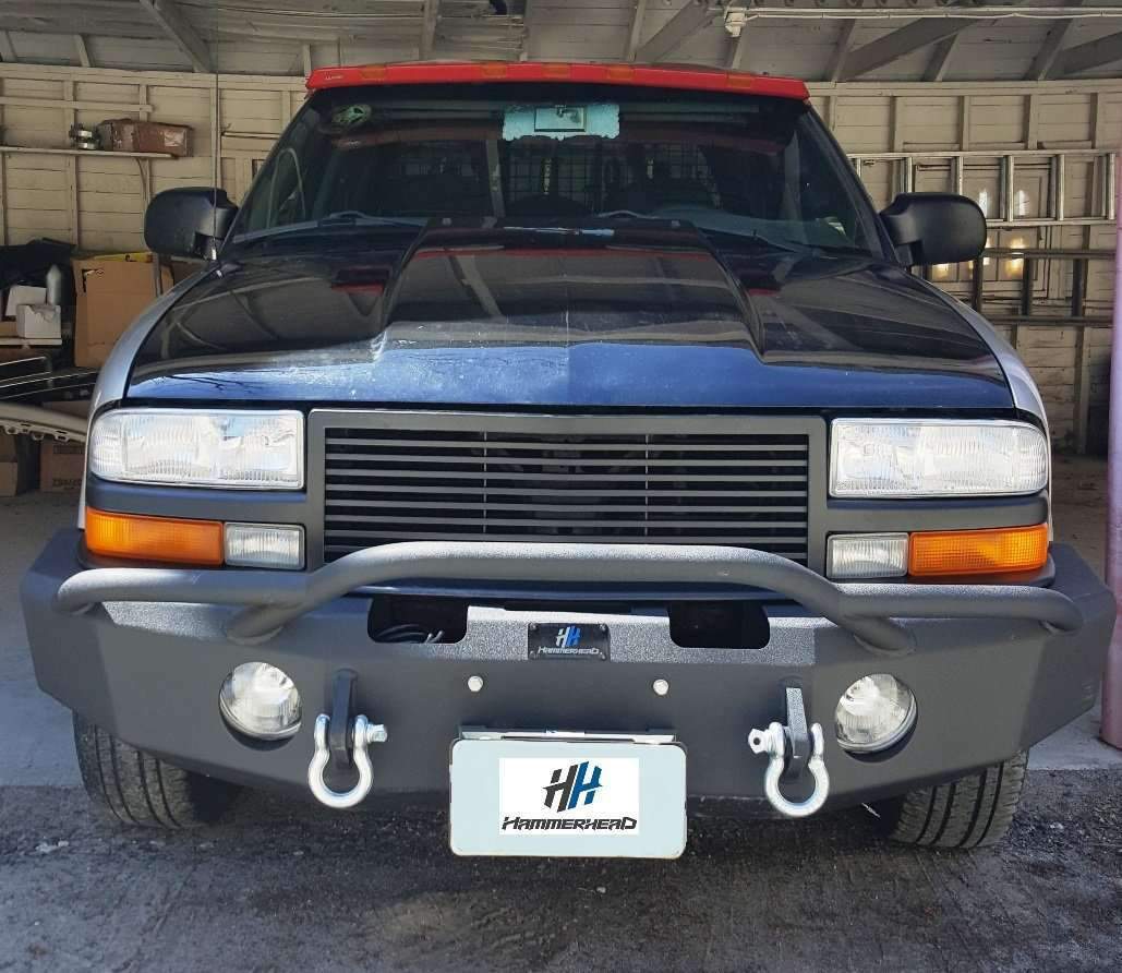 Hammerhead 600-56-0111 Chevy S10 ZR2 1994-2003 Front Winch Bumper Pre ...