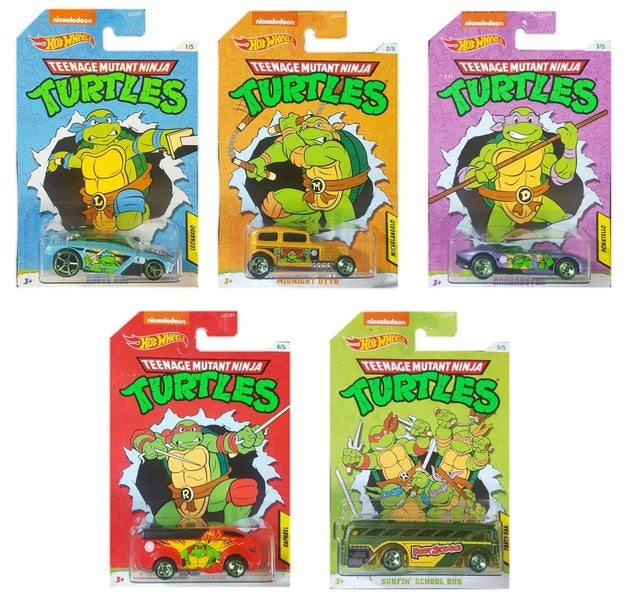 teenage mutant ninja turtles hot wheels