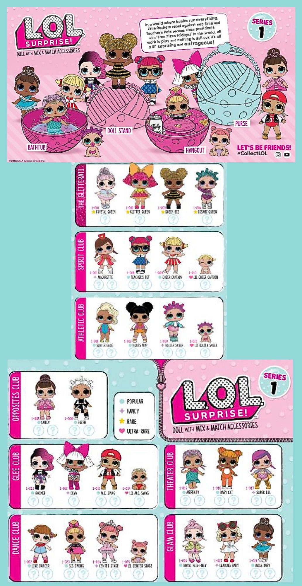 lol dolls by series