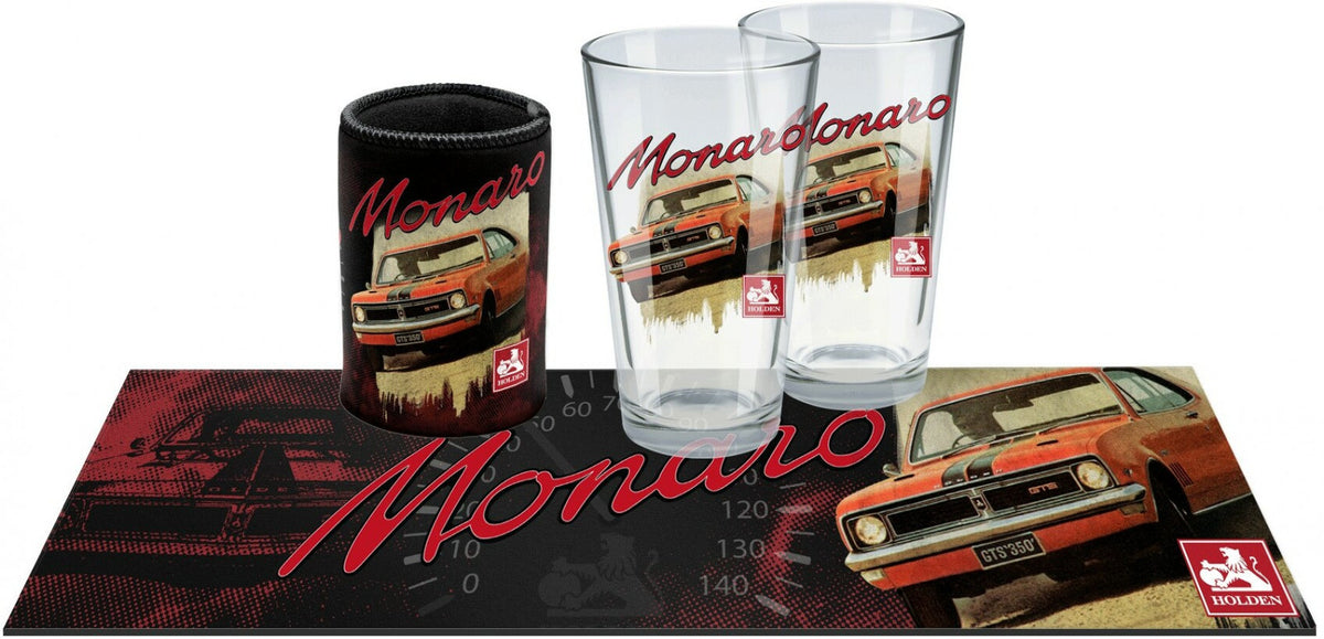 Holden Bar Essentials Gift Pack Monaro (Schooners Set of 2, Can Cooler –  Funhouse Toys & Collectables
