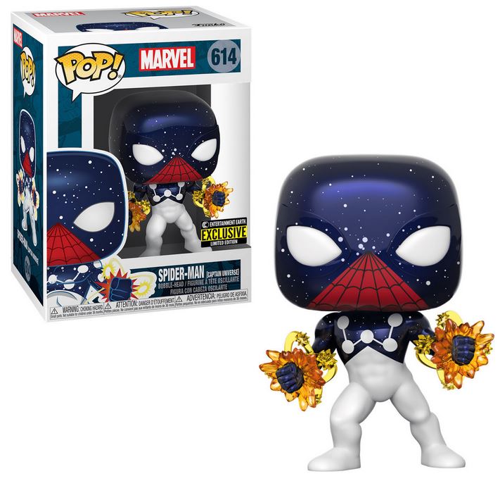 spiderman captain universe funko