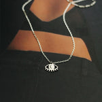 925 Silver Eye necklace