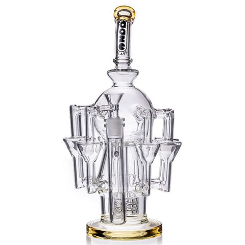 Tsunami Glass - Concentrate Dab Rig Showerhead Klein Recycler (9