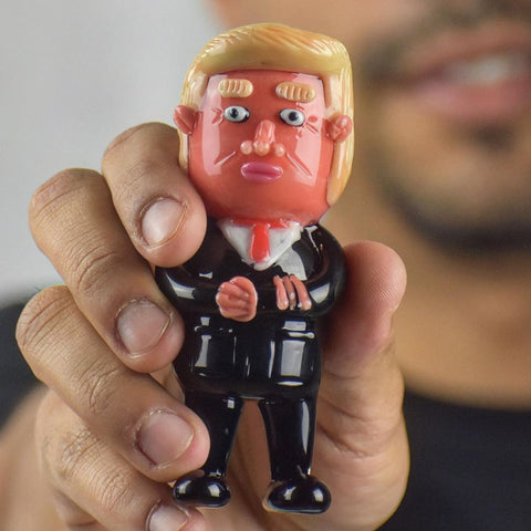 Donald Trump Agent Orange Hand Pipe
