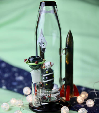 Empire Glassworks Galactic Rocket Ship Bong