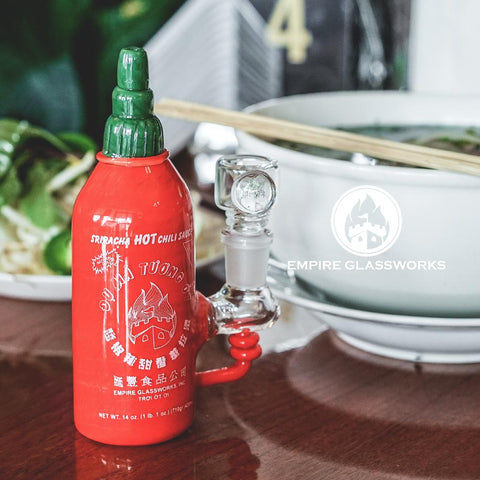 Empire Glassworks Sriracha Bottle Bong