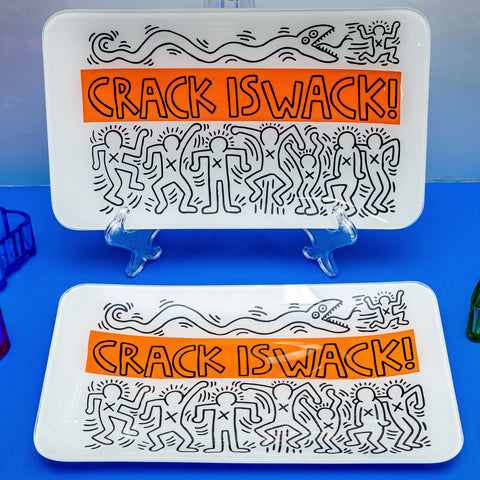 Crack is Wack Glass Rolling Tray