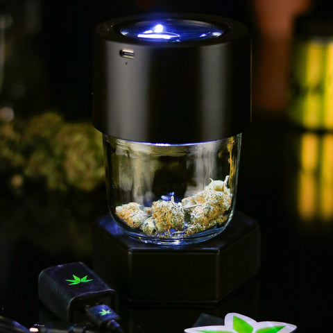 Mason Brite LED Magnifying Dispensary Mason Jar