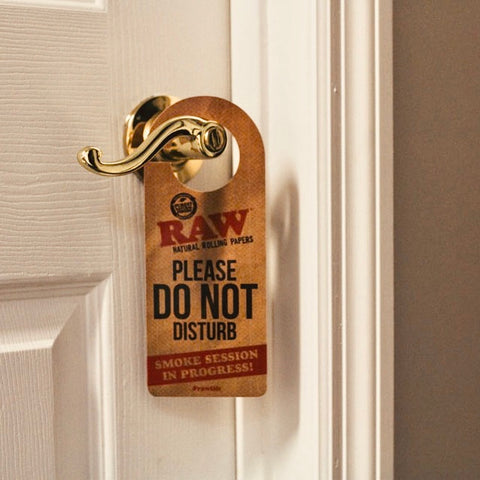 Raw Do Not Disturb Door Sign